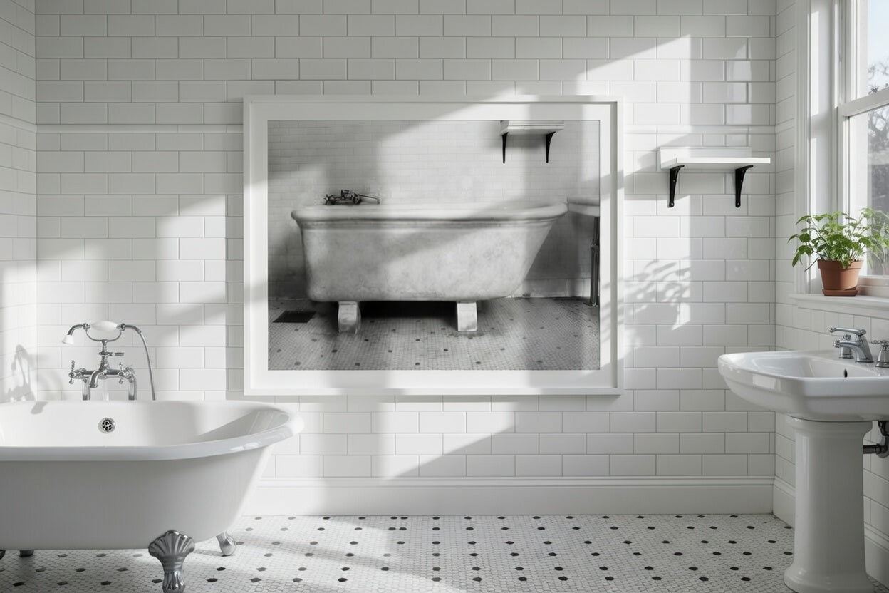Vintage Clawfoot Bathtub