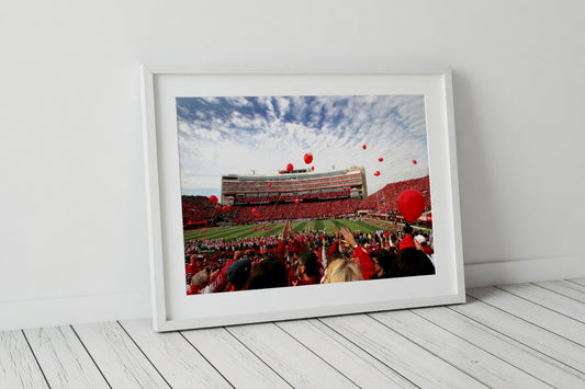 Nebraska Husker Football Stadium Print (Copy)