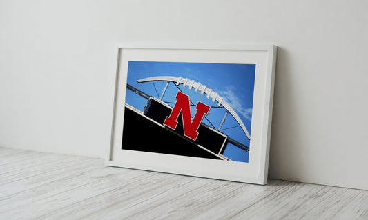 Nebraska Husker Football Stadium Print