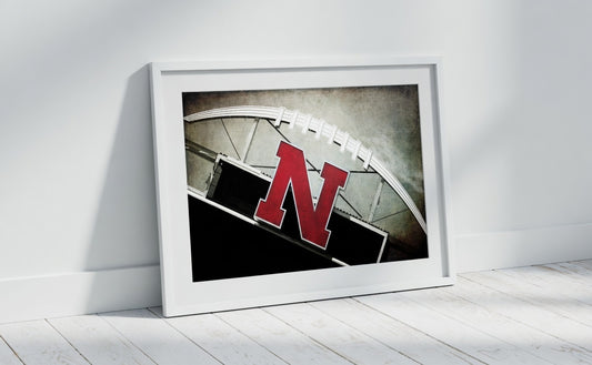 Nebraska Husker Football Stadium Print