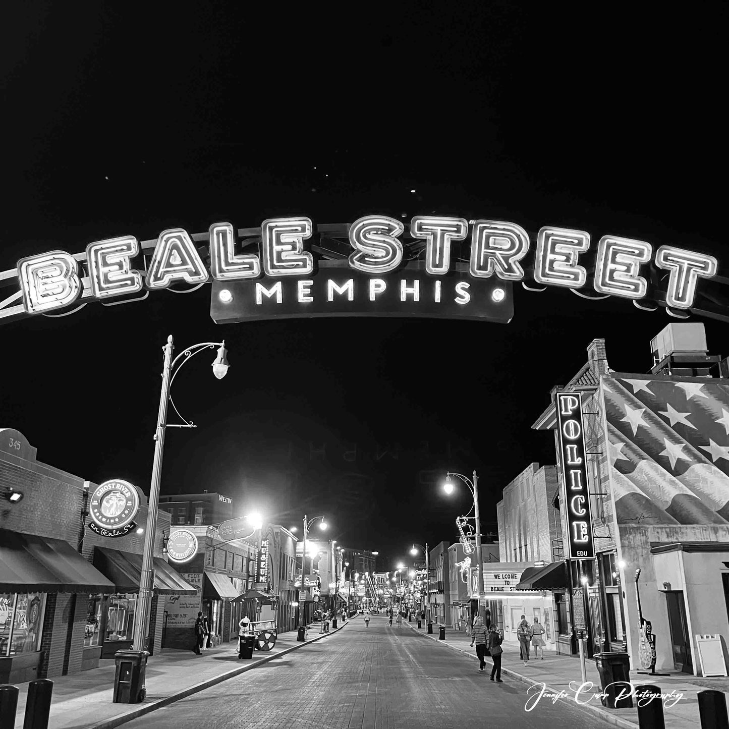 Beale Street Memphis Photography Set of 3