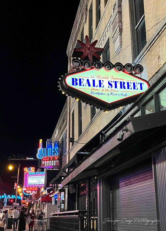Beale Street Sign Bar