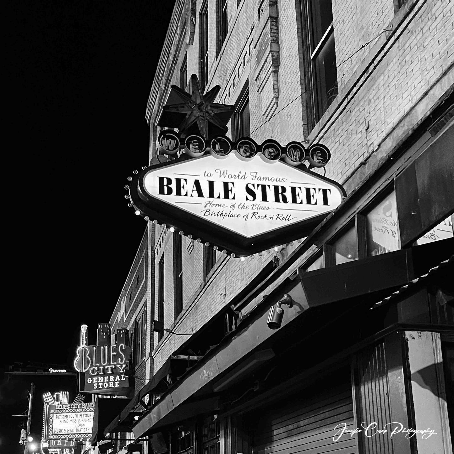 Beale Street Memphis Photography Set of 3