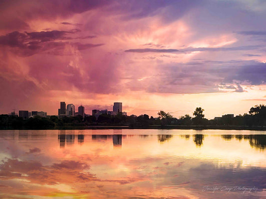 Denver Cityscape Skyline