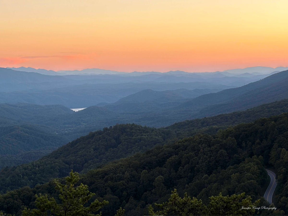 Smoky Mountains at Sunset