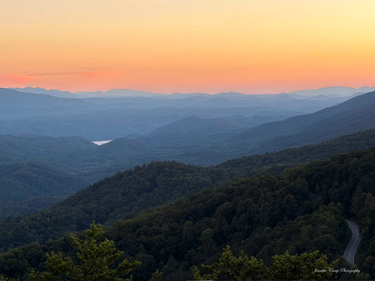 Smoky Mountains at Sunset