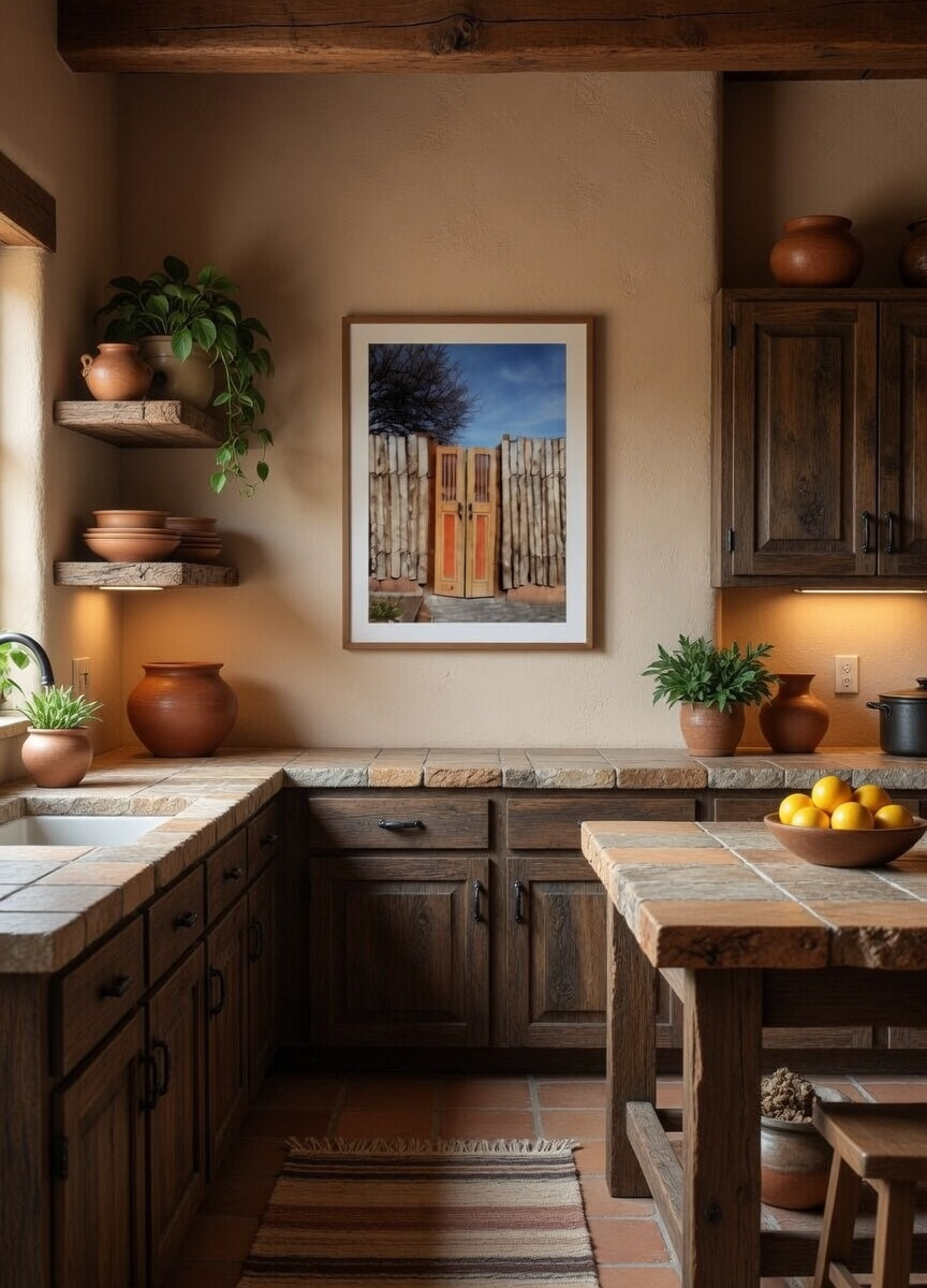 Santa Fe Orange Door