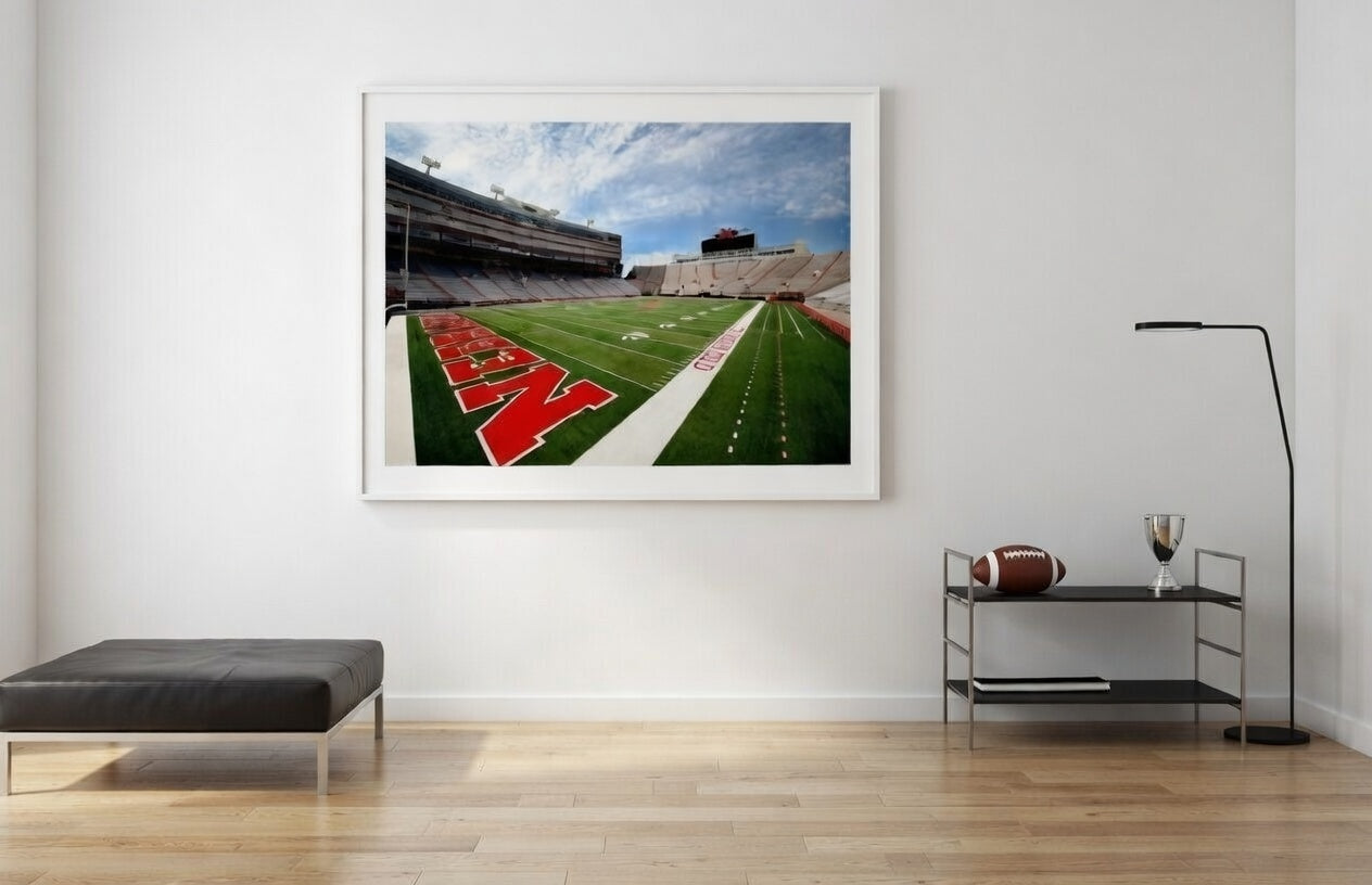 Nebraska Husker Football Stadium Print