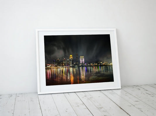 Louisville Kentucky Skyline at Night