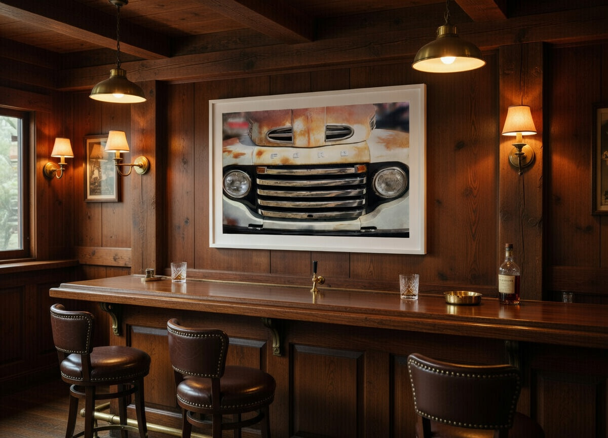 Vintage Ford Truck Grille