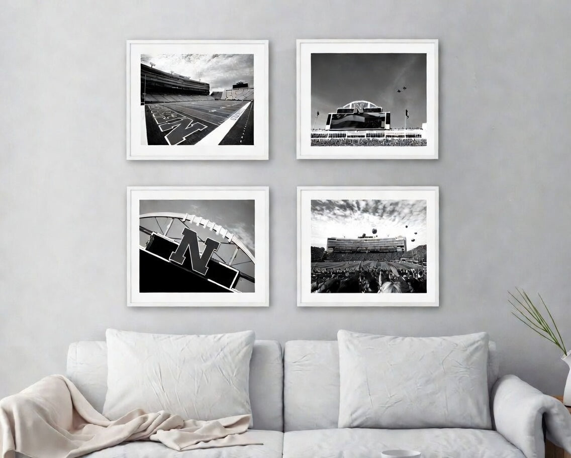 Cornhusker Memorial Stadium Wall Bundle Set