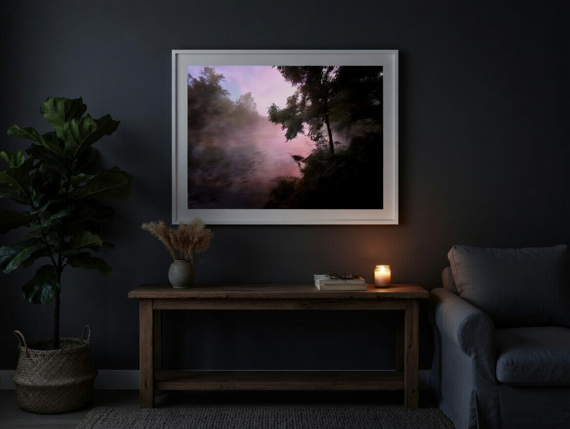 Moody Misty River
