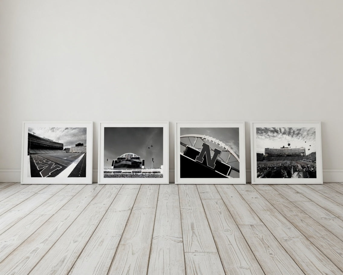 Cornhusker Memorial Stadium Wall Bundle Set
