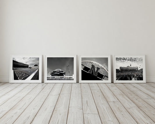 Cornhusker Memorial Stadium Wall Bundle Set