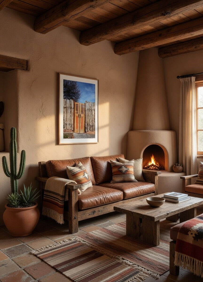 Santa Fe Orange Door