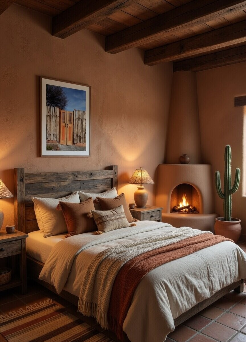 Santa Fe Orange Door