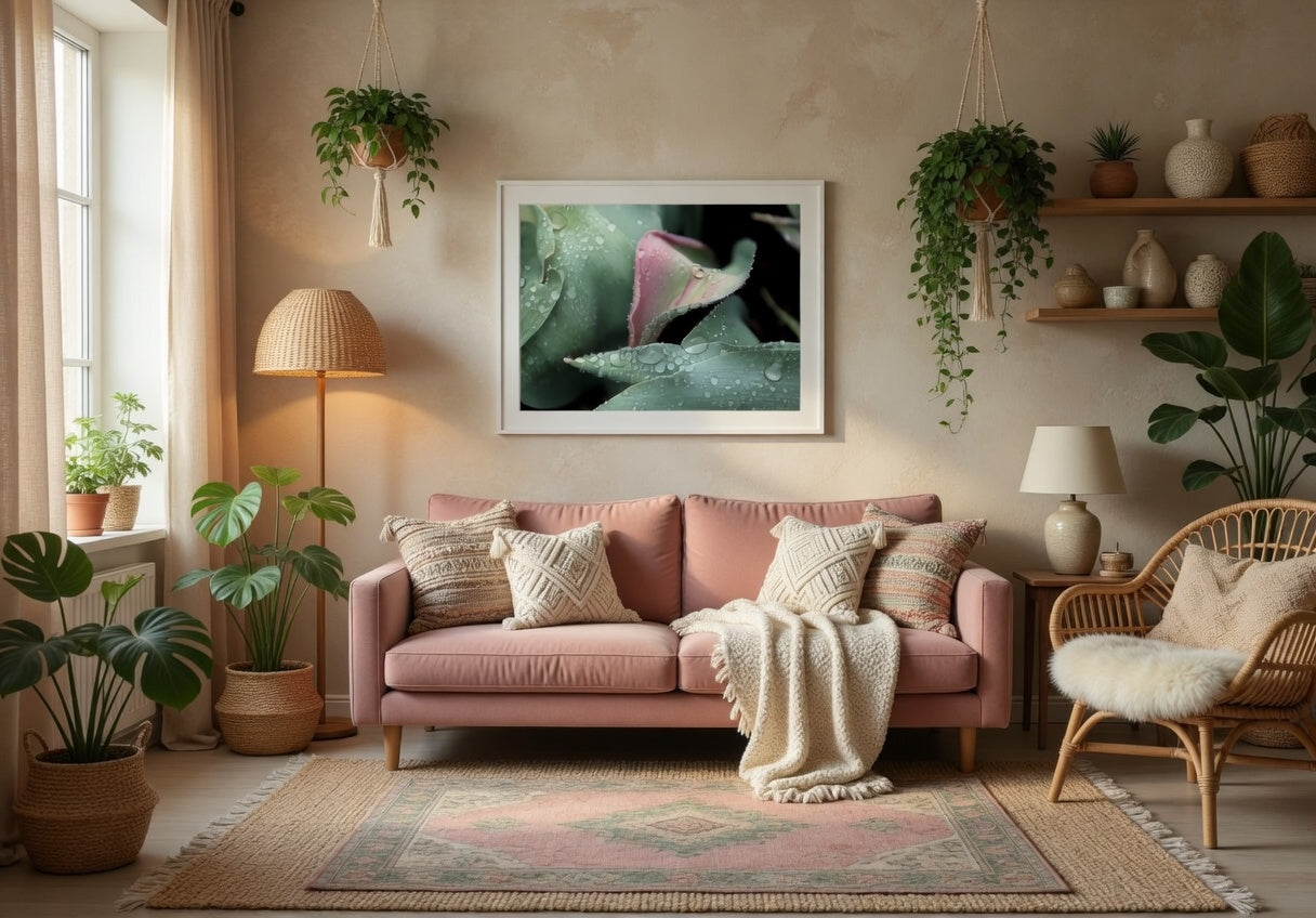 Tulip Leaves in the Morning