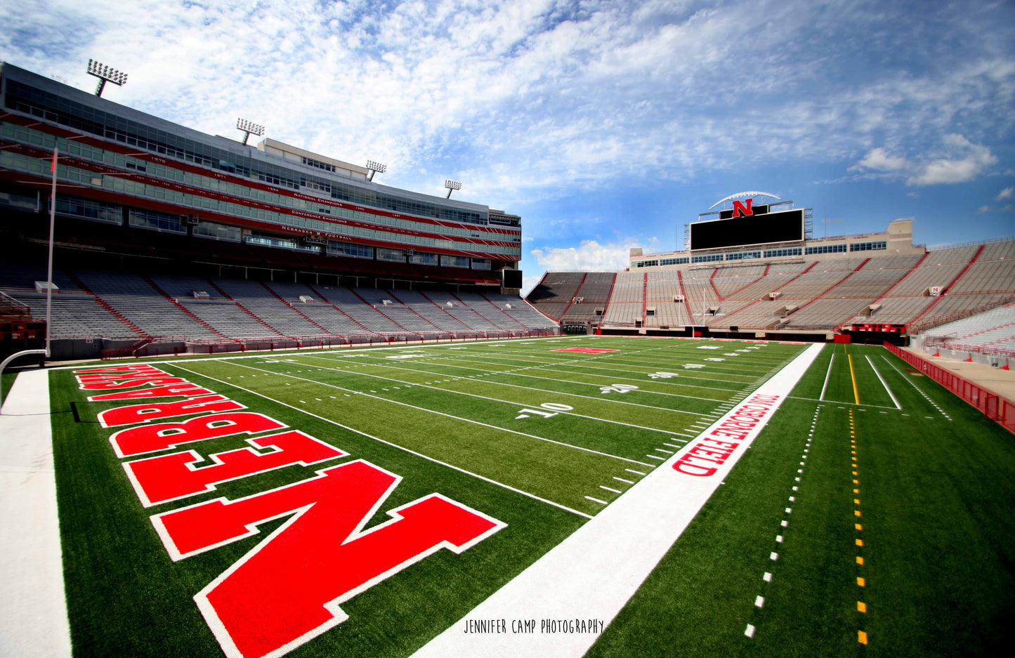 Nebraska Husker Football Stadium Print