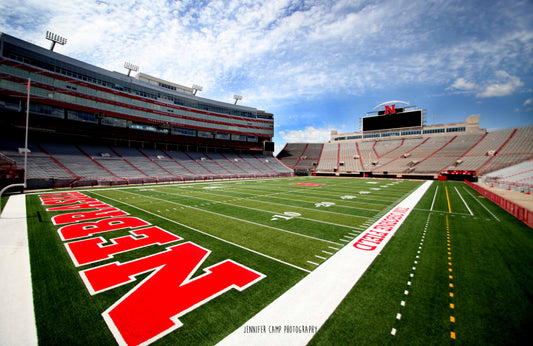 Nebraska Husker Football Stadium Print