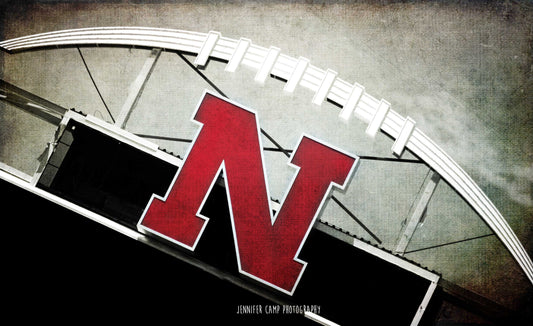 Nebraska Husker Football Stadium Print
