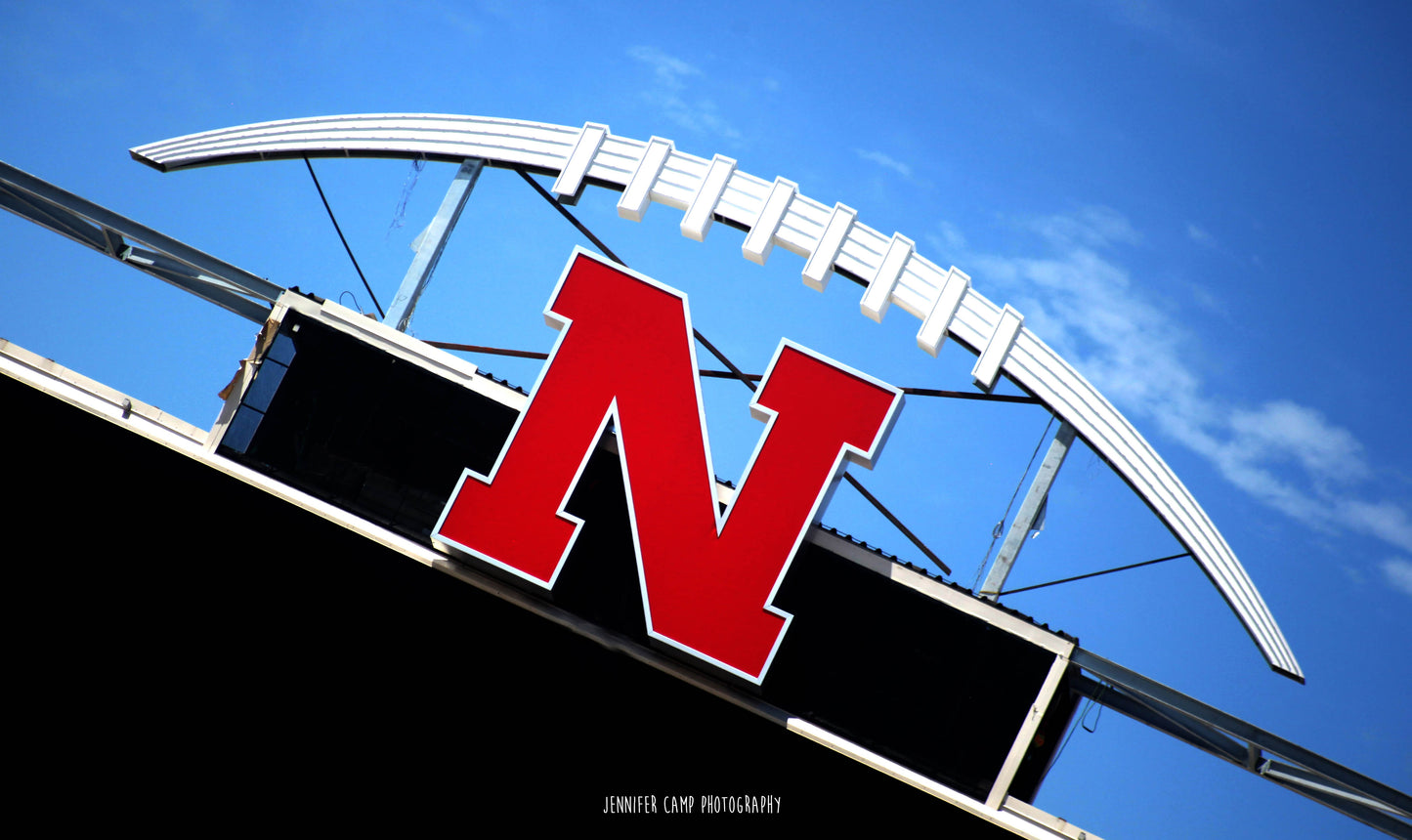 Nebraska Husker Football Stadium Print