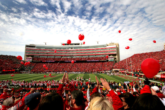 Nebraska Husker Football Stadium Print (Copy)