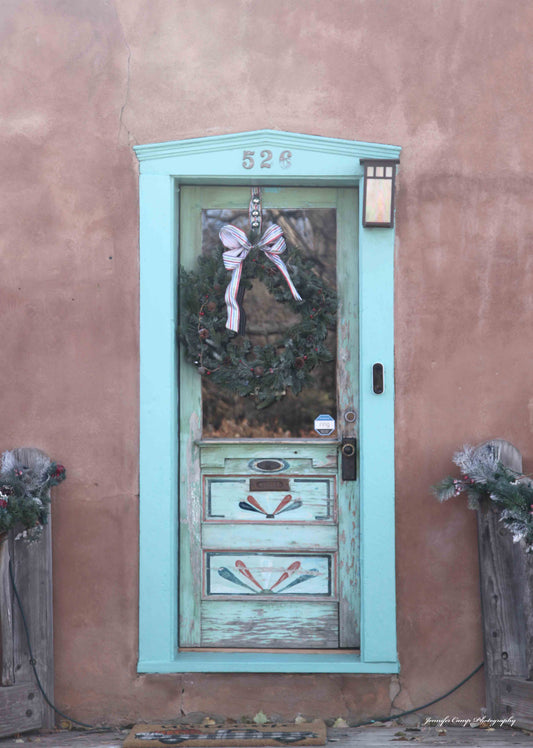 Santa Fe Adobe Blue Door