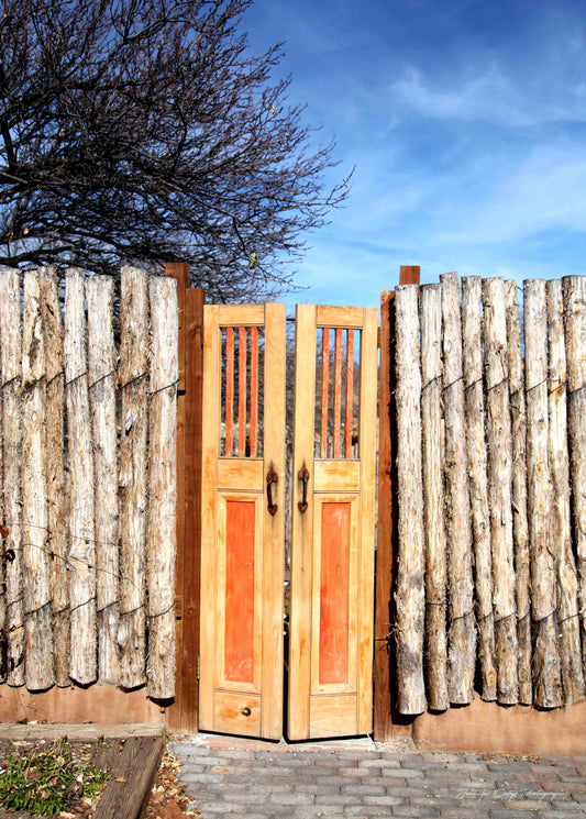 Santa Fe Orange Door