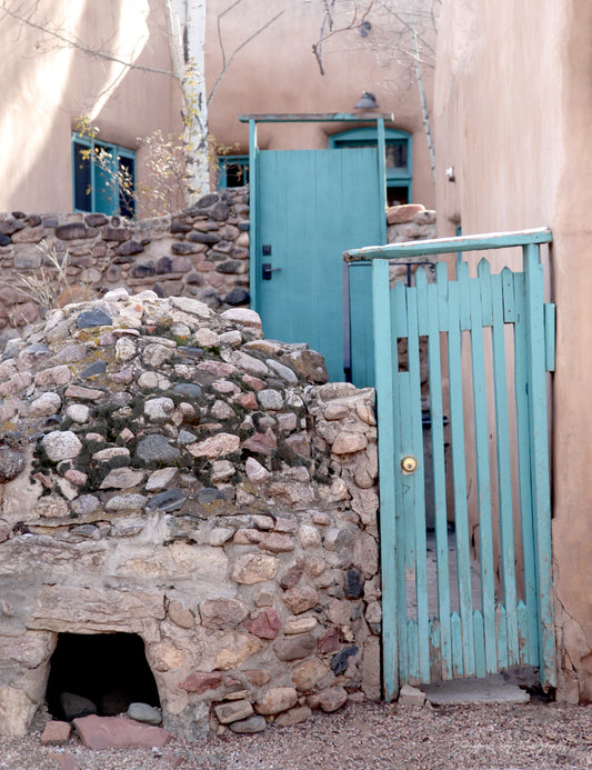 Santa Fe Adobe Blue Door