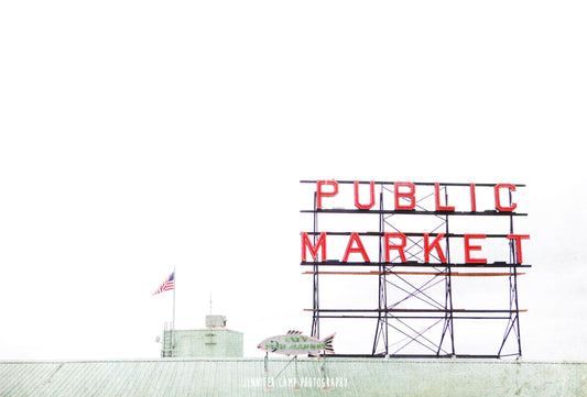 Seattle Public Market Sign