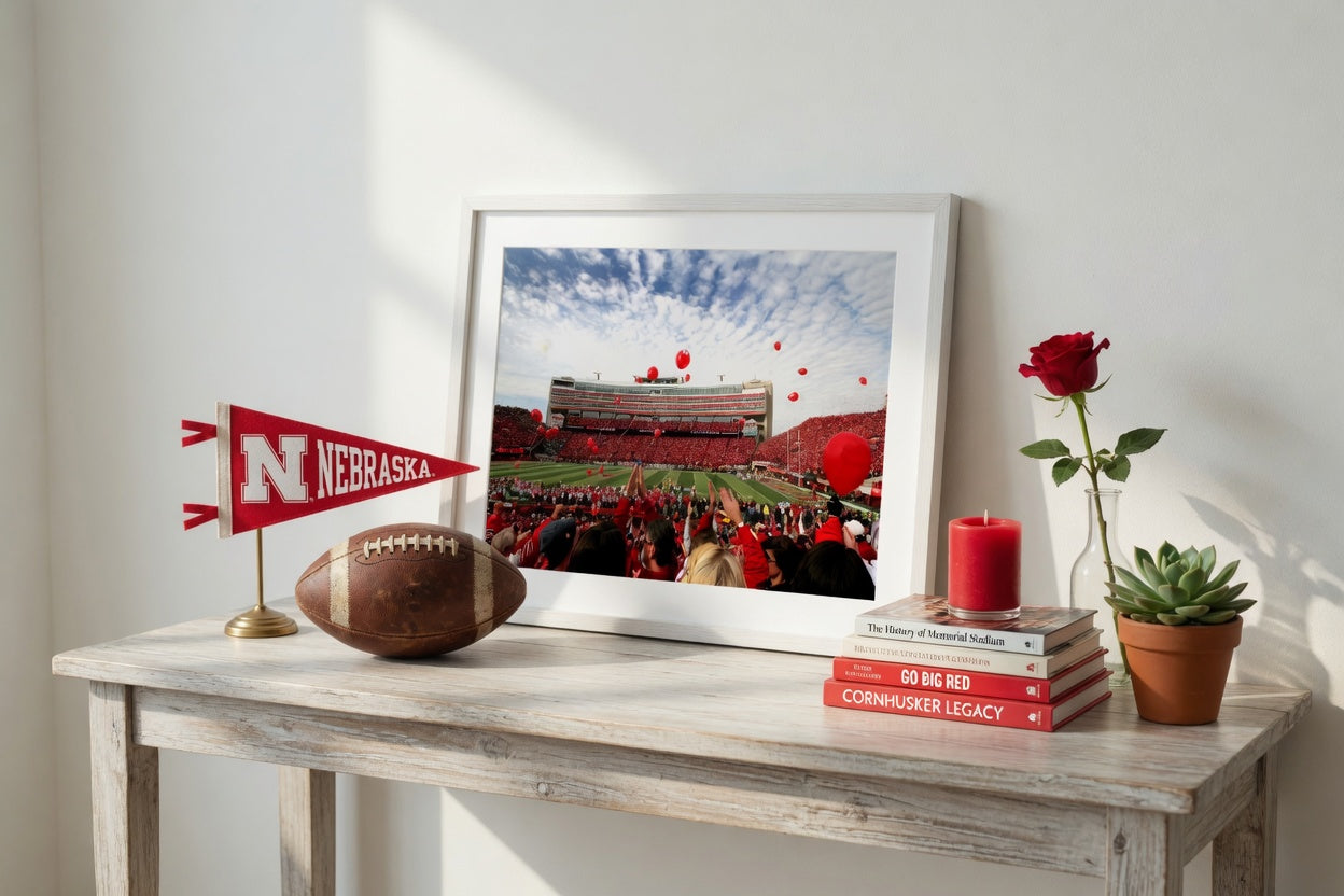 Nebraska Husker Football Stadium Print (Copy)