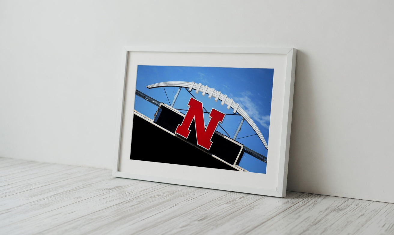 Nebraska Husker Football Stadium Print
