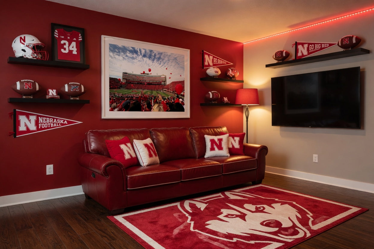Nebraska Husker Football Stadium Print (Copy)