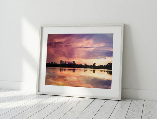 Denver Cityscape Skyline