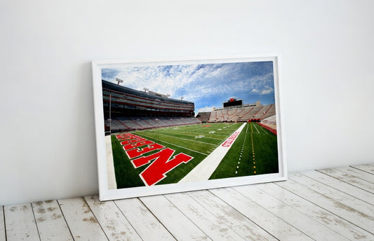 Nebraska Husker Football Stadium Print