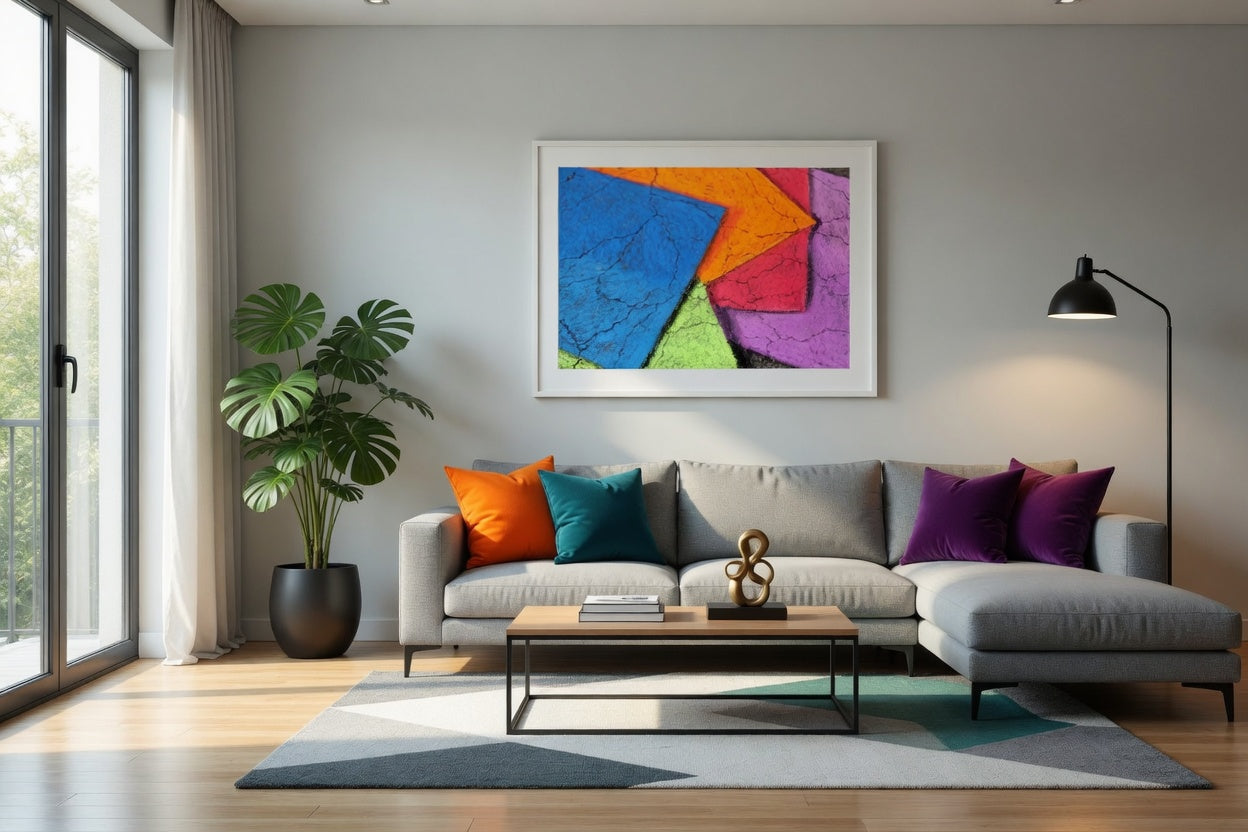 Abstract Chalk Art