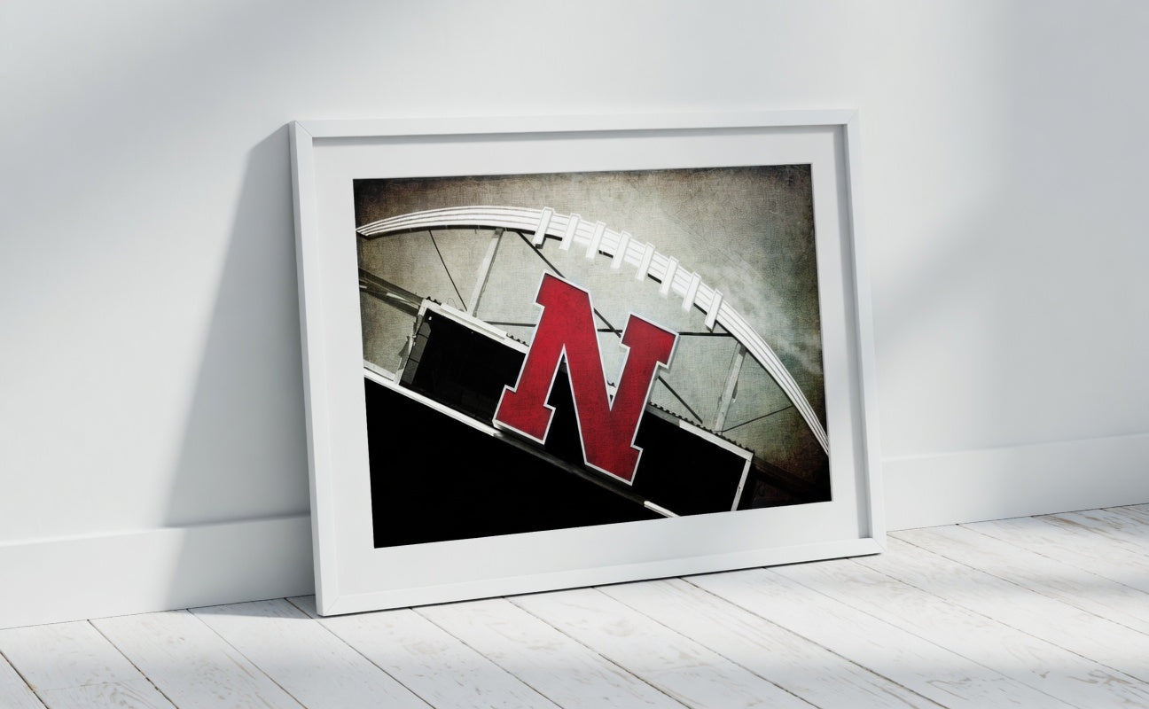 Nebraska Husker Football Stadium Print
