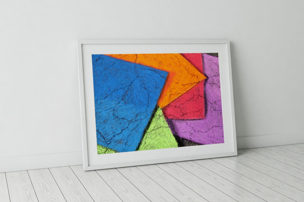 Abstract Chalk Art